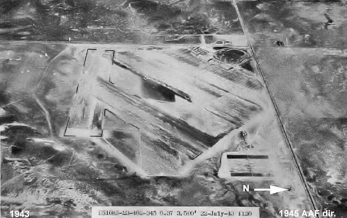 War Eagle Field, Lancaster, California, period photograph